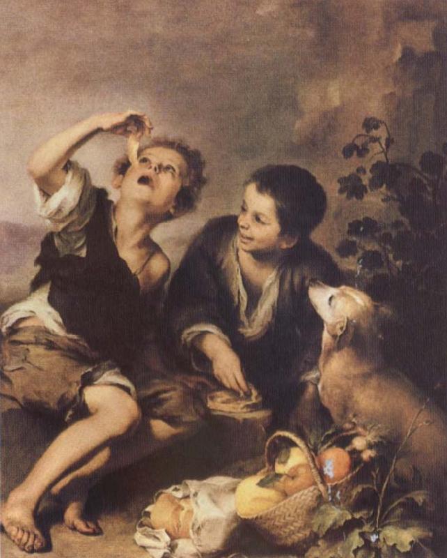 Bartolome Esteban Murillo The Pie Eaters